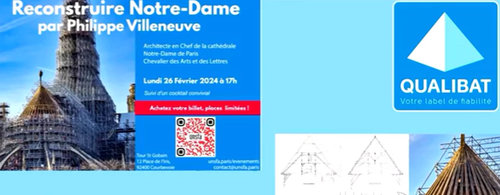 La conférence de Philippe VILLENEUVE – Reconstruire Notre Dame en vidéo