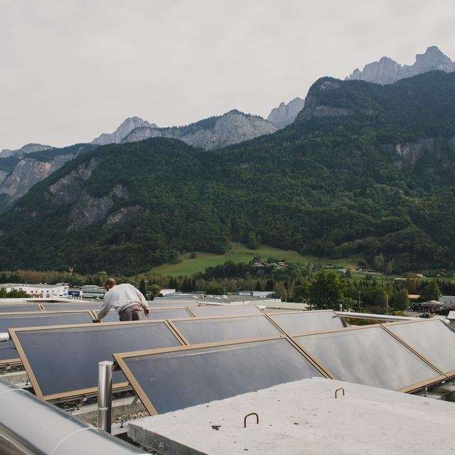 installation de panneaux solaires