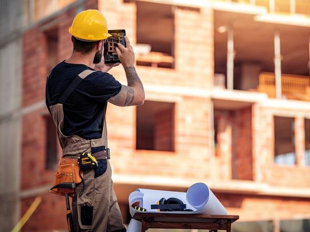 prise de photo des travaux réalisés